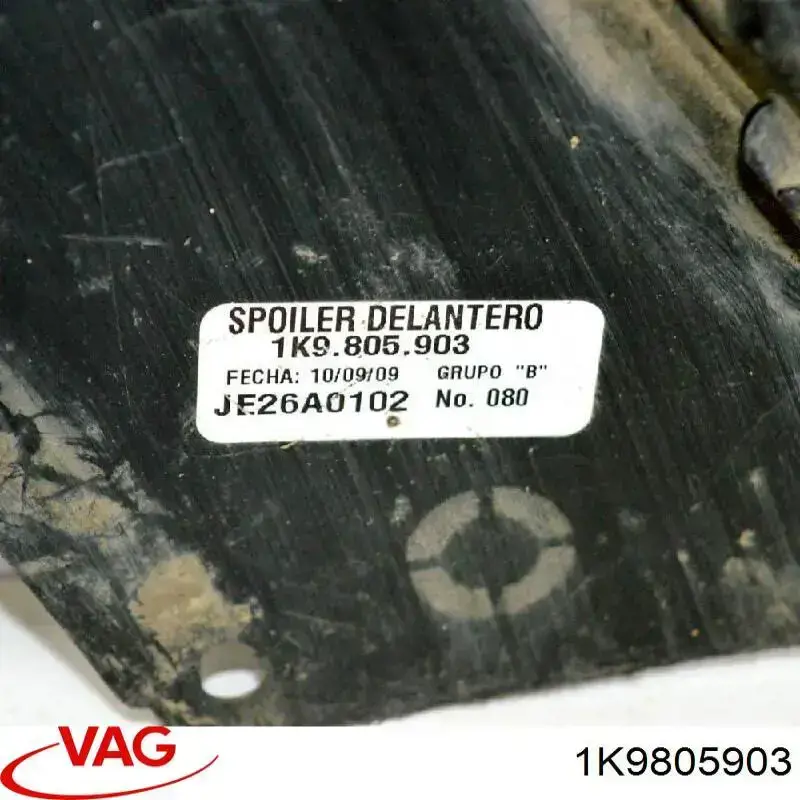 Alerón parachoques delantero VAG 1K9805903 precio, desde 24,14 EUR