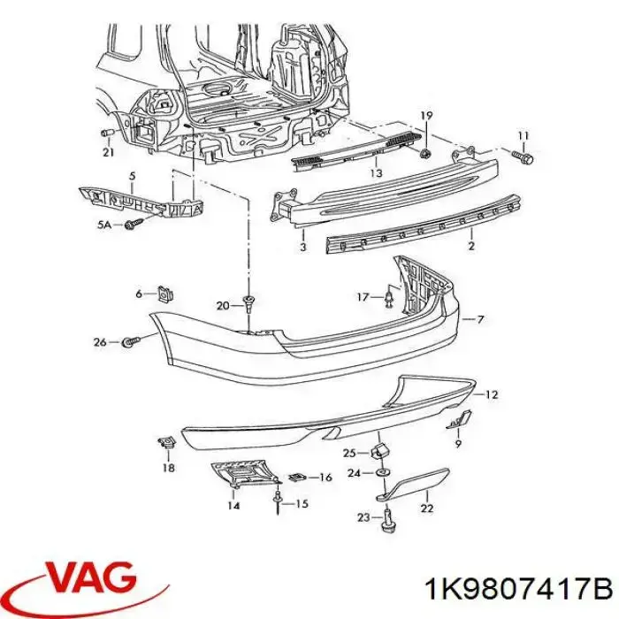 Comprar VG4481061 Prasco Parachoques
