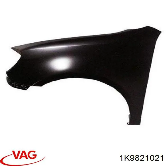 Aleta delantera izquierda VAG 1K9821021 precio, desde 97,50 EUR