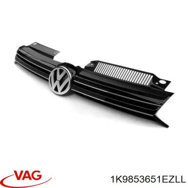 1K9853651EZLL VAG panal de radiador