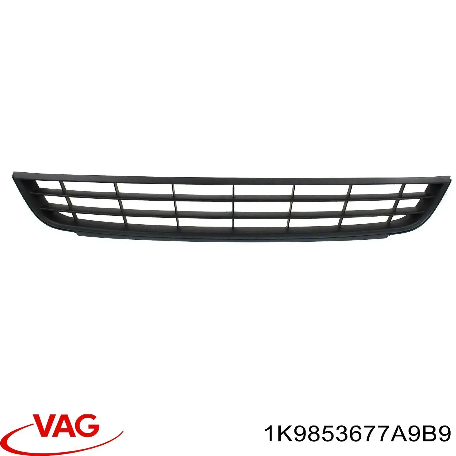 Rejilla de ventilación, paragolpes delantero, central VAG 1K9853677A9B9 precio, desde 219,69 EUR