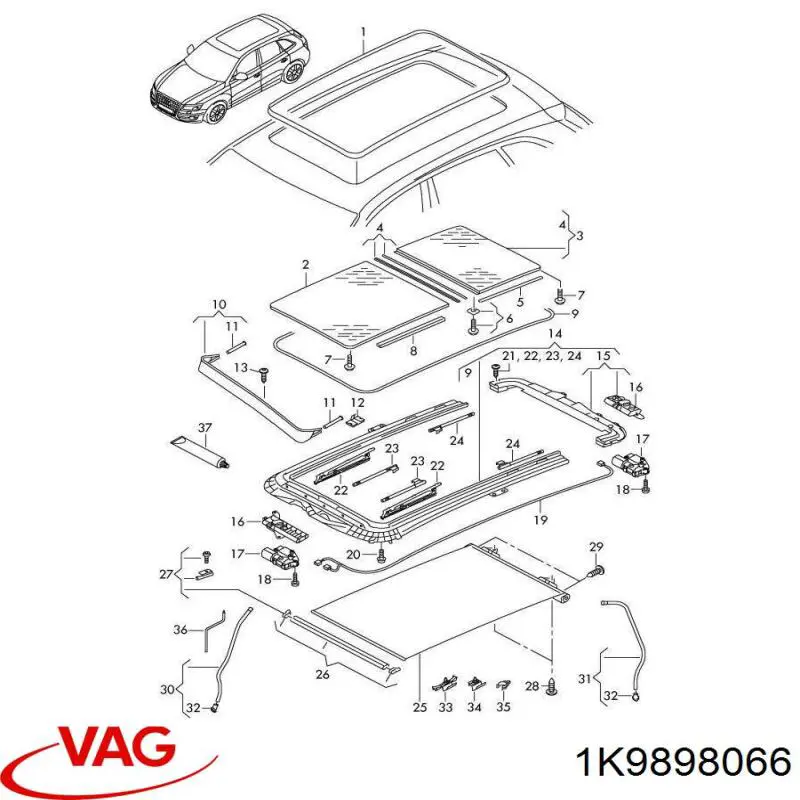  VAG 1K9898066 precio, desde 91,40 EUR