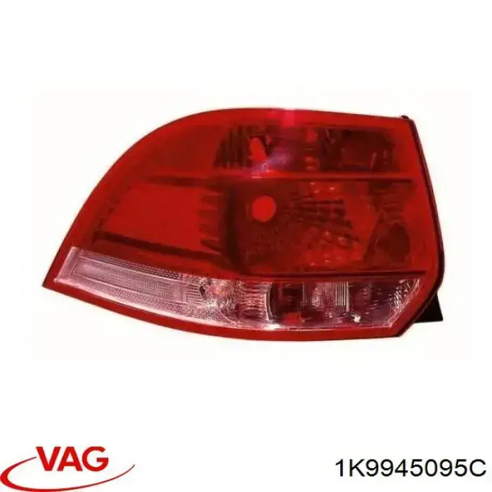 Piloto trasero izquierdo VAG 1K9945095C precio, desde 81,96 EUR
