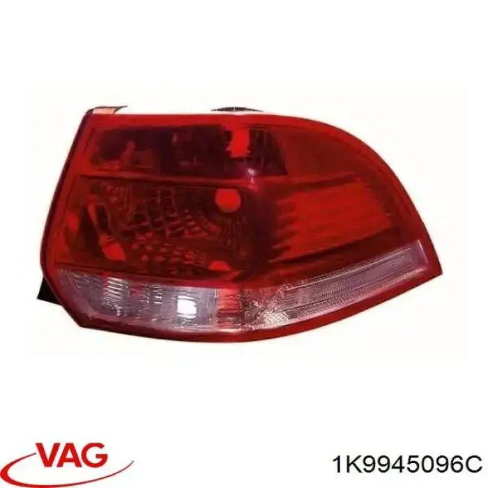 Piloto trasero derecho VAG 1K9945096C precio, desde 85,40 EUR