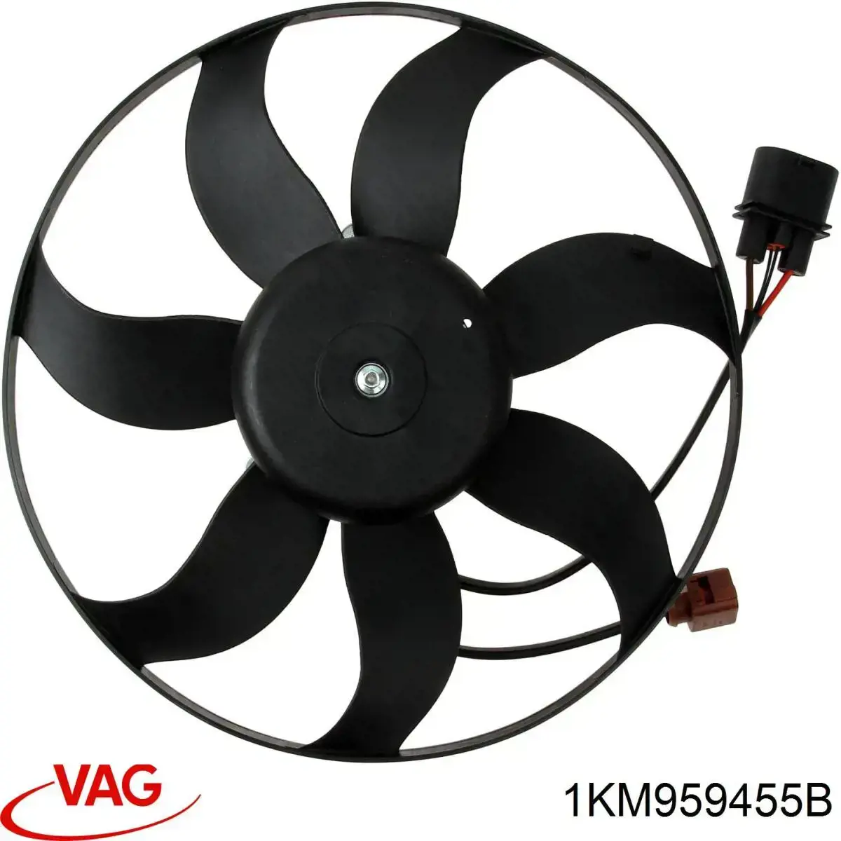 1KM959455B VAG ventilador (rodete +motor refrigeración del motor con electromotor, izquierdo)