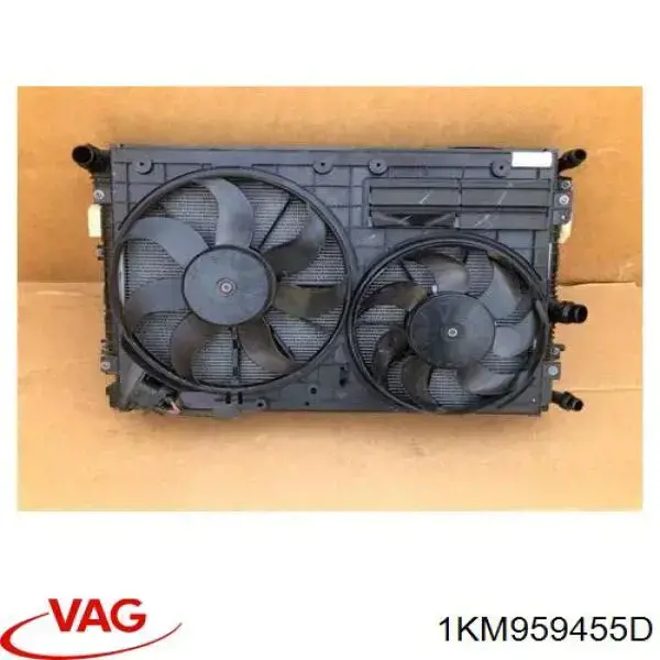 Ventilador (rodete +motor) refrigeración del motor con electromotor derecho para Volkswagen JETTA (16)