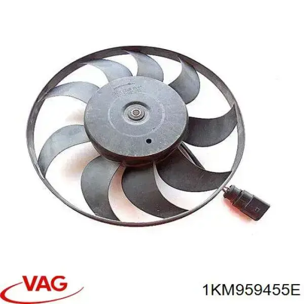 1KM959455E VAG ventilador (rodete +motor refrigeración del motor con electromotor derecho)