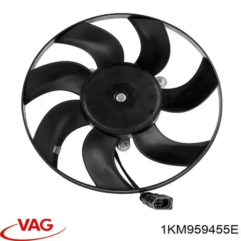 Comprar 1KM959455E VAG Ventilador de refrigeración completo derecho (motor y hélice)