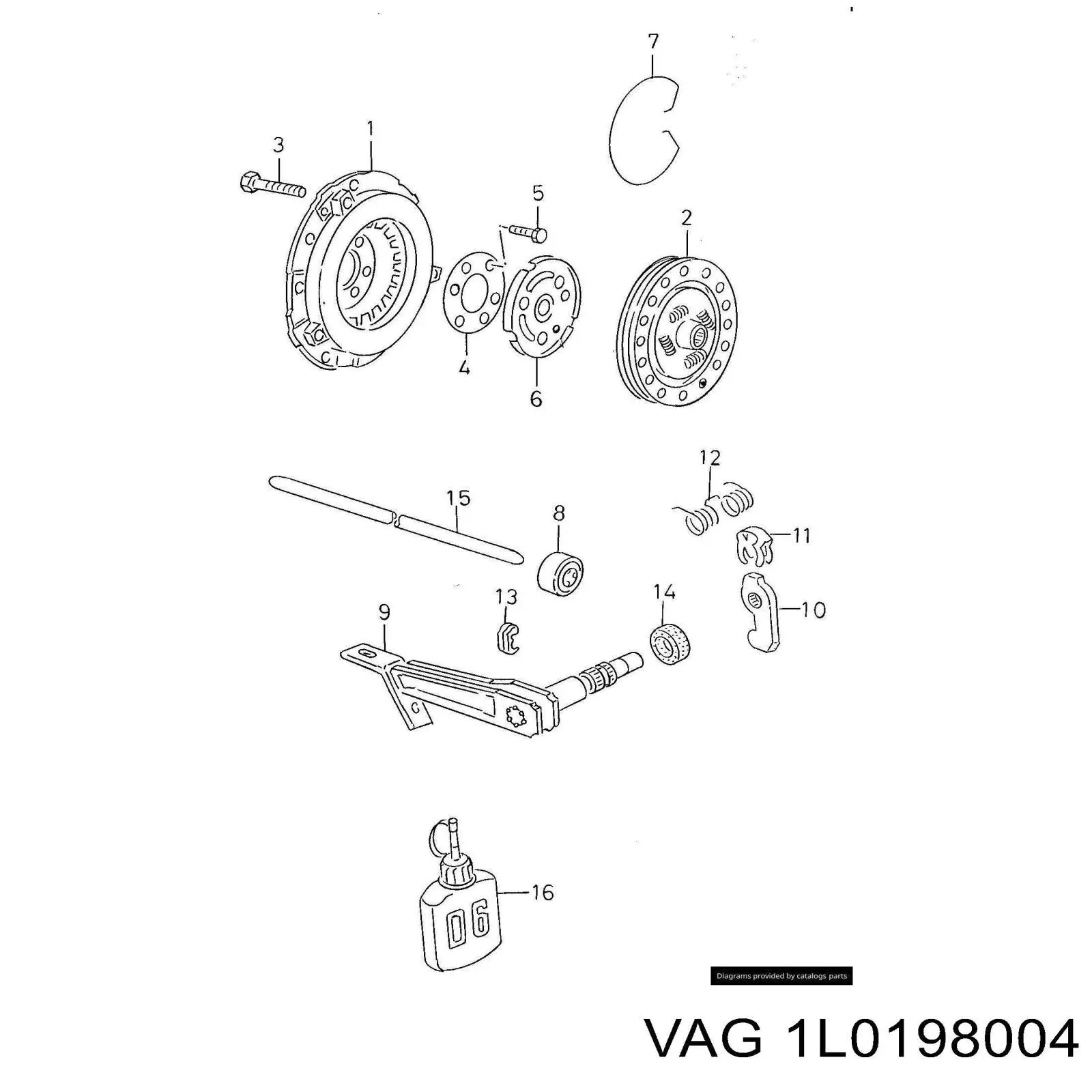 Comprar 1L0198004 VAG Kit de embrague completo
