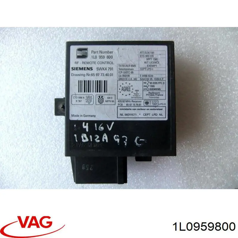 Comprar 1L0959800 VAG 