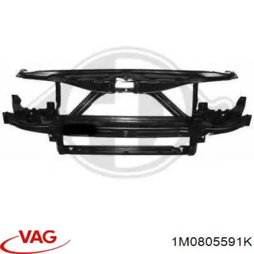 Panel de soporte del radiador y montaje de faros VAG 1M0805591K precio, desde 207,64 EUR