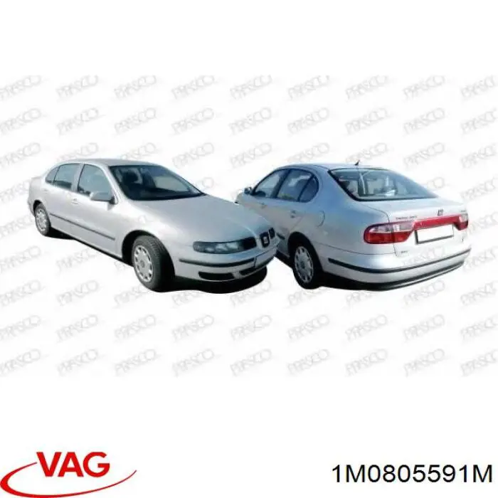 Panel de soporte del radiador y montaje de faros VAG 1M0805591M precio, desde 124,87 EUR