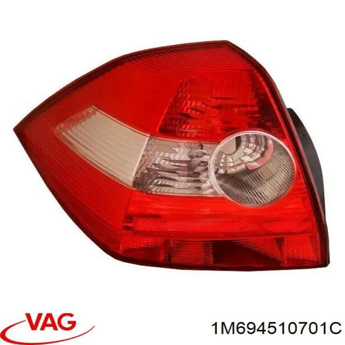 Piloto trasero interior izquierdo 1M694510701C VAG