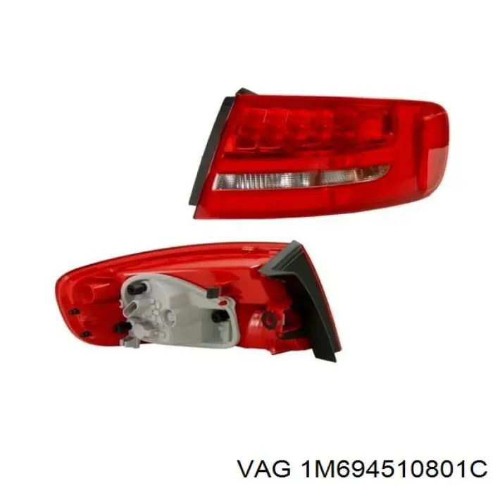 Piloto trasero interior derecho 1M694510801C VAG