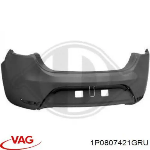 Paragolpes VAG 1P0807421GRU precio, desde 184,40 EUR
