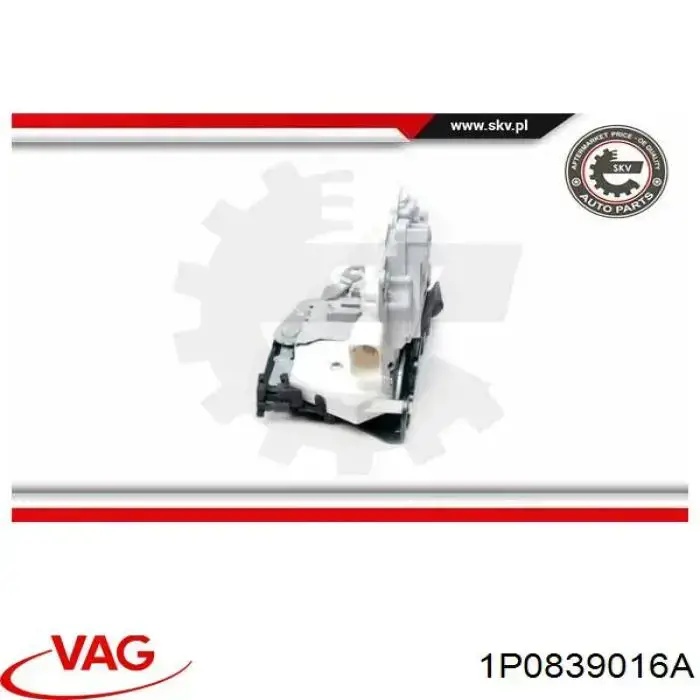 Cerradura de la puerta trasera derecha VAG 1P0839016A precio, desde 45,01 EUR