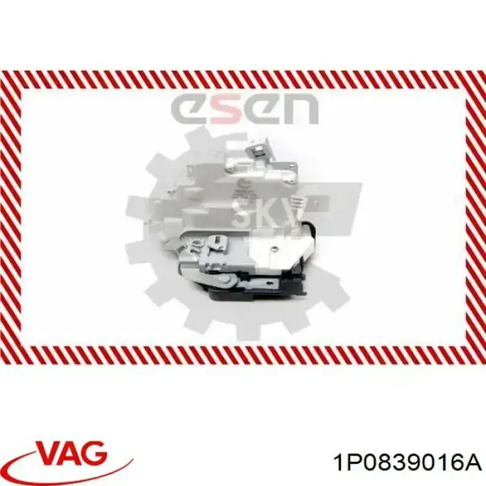 Comprar 1P0839016A VAG Cerradura de la puerta trasera derecha