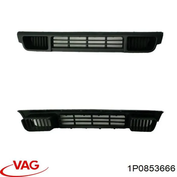 Comprar 1P0853666 VAG Tapa de rejilla de faro antiniebla delantero derecho
