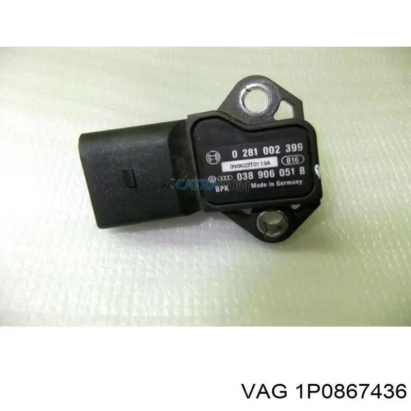 1P0867436 VAG Motor del elevalunas de la puerta delantera derecha