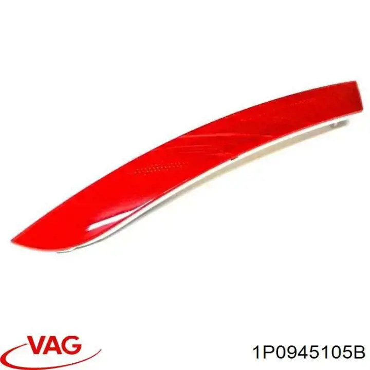 Reflector trasero izquierdo del parachoques VAG 1P0945105B precio, desde 22,43 EUR