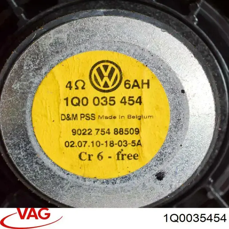 Altavoz de la puerta delantera VAG 1Q0035454 precio, desde 61,59 EUR