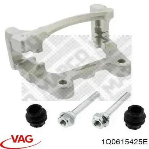 1Q0615425E VAG soporte, pinza de freno trasera