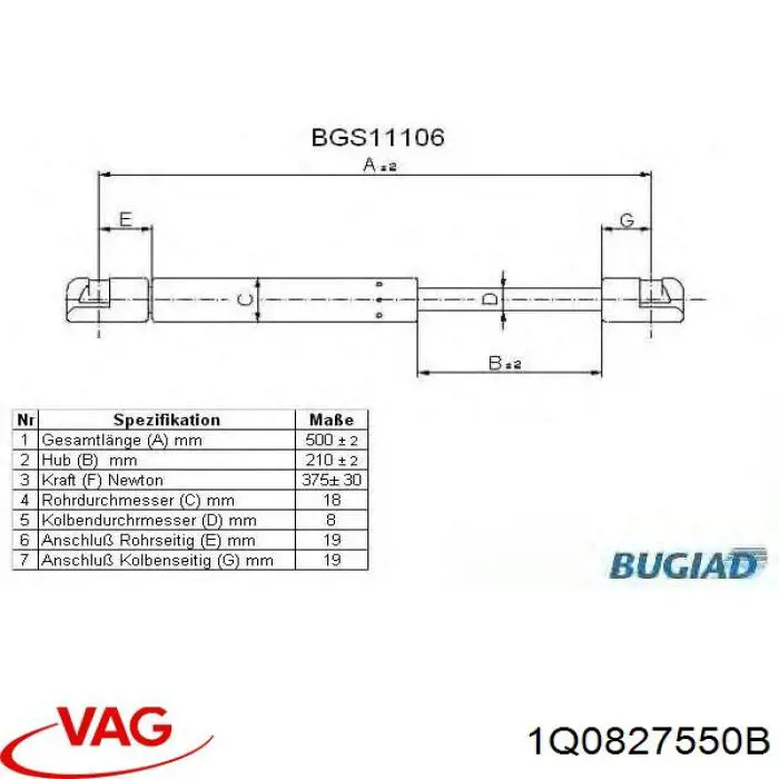 Amortiguador de maletero Febi 31646 precio, desde 22,31 EUR