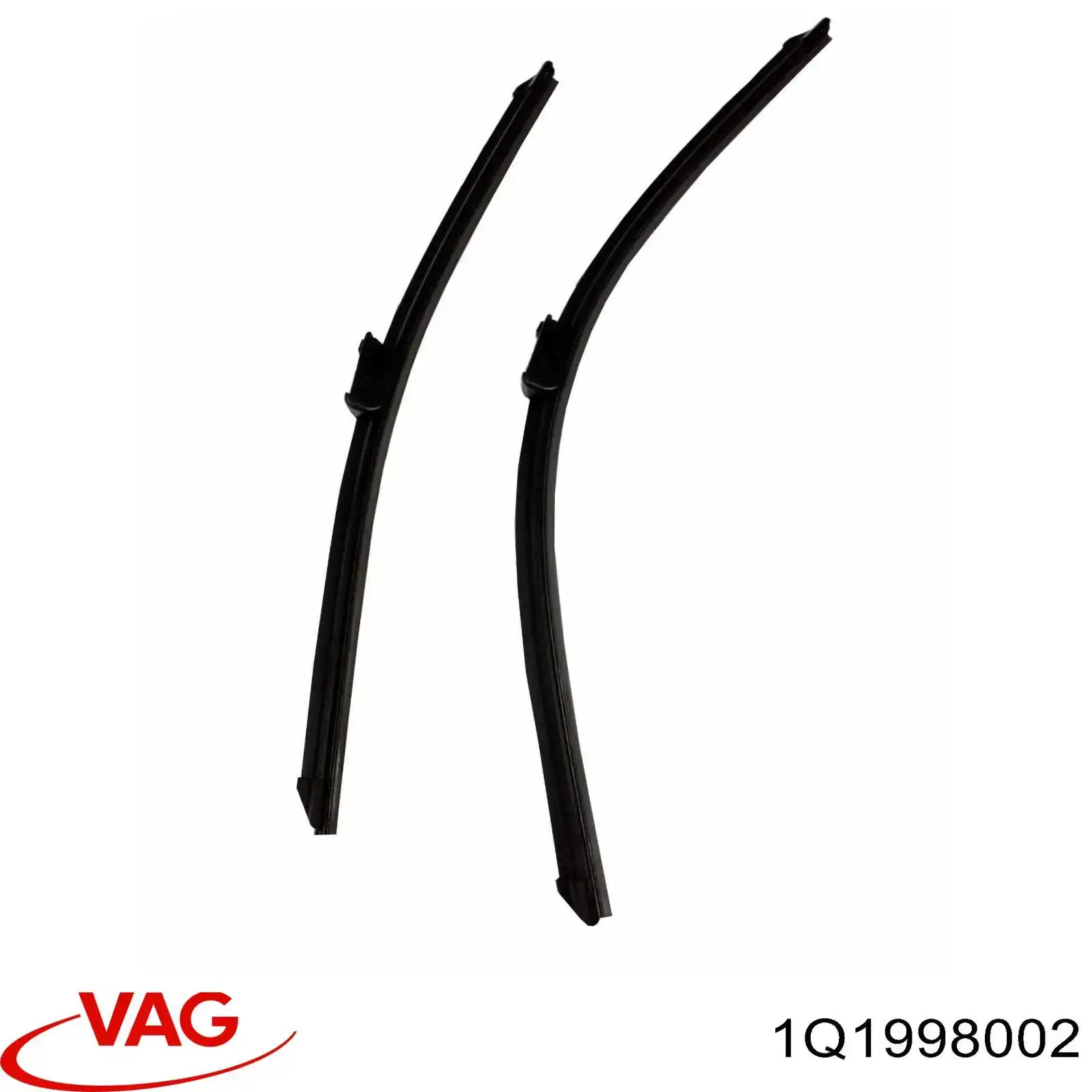 1Q1998002 VAG Escobillas Limpiaparabrisas delanteras
