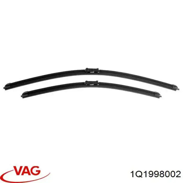 Comprar 1Q1998002 VAG Juego de escobillas de luna delantera, 2 piezas