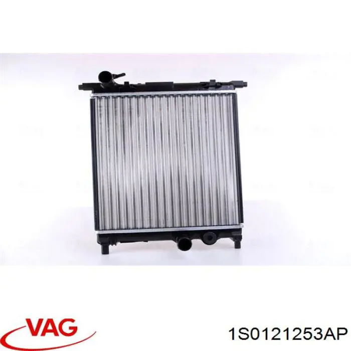 1S0121253AP VAG radiador refrigeración del motor