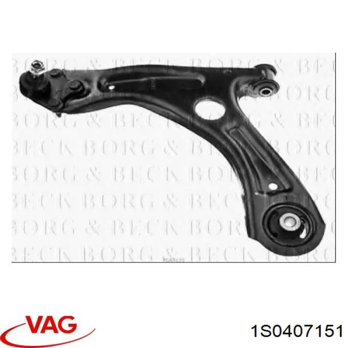 Brazo inferior izquierdo de la suspensión delantera VAG 1S0407151 precio, desde 51,86 EUR