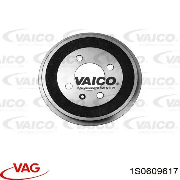 Tambor de freno trasero VAG 1S0609617 precio, desde 36,60 EUR