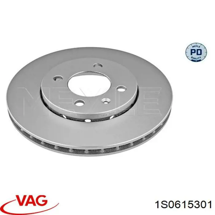 Disco de freno delantero VAG 1S0615301