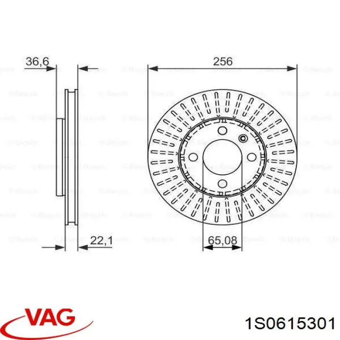 1S0615301 VAG Discos