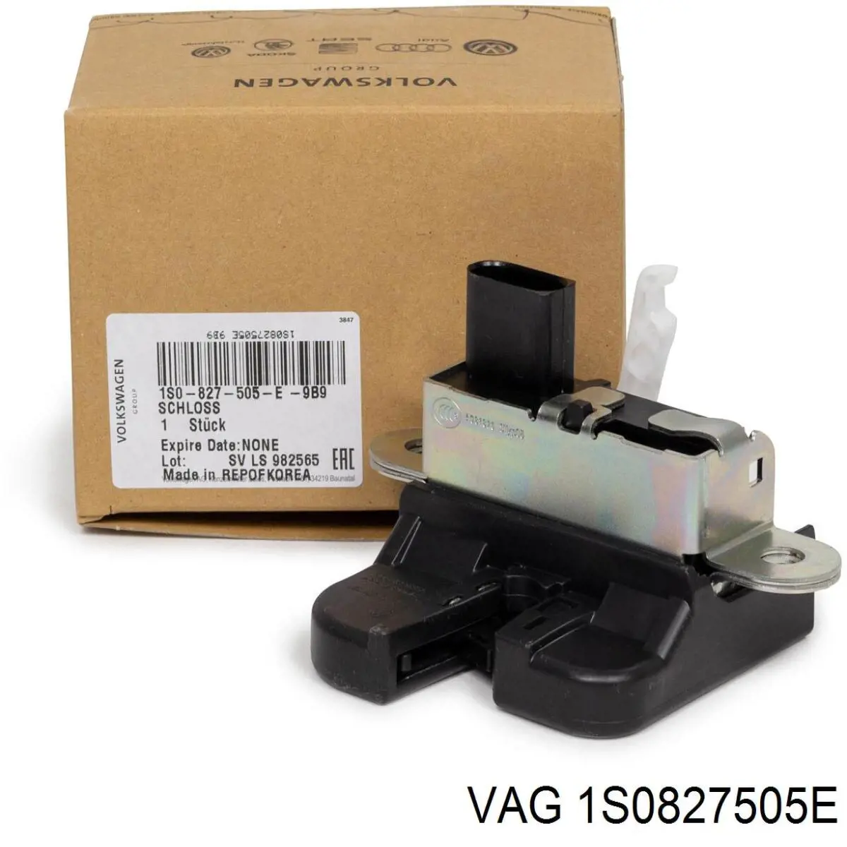 Comprar 1S0827505B VAG Cerradura de puerta de maletero