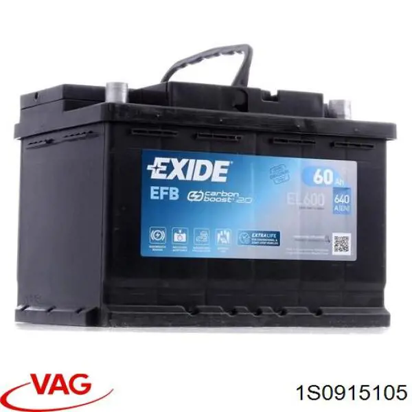 Batería de arranque VAG 1S0915105 precio, desde 348,11 EUR