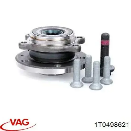 Cubo de rueda delantero Volkswagen Tiguan 1 5N1, 5N2