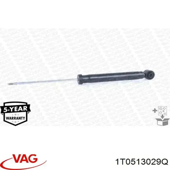 Amortiguador trasero 1T0513029Q VAG