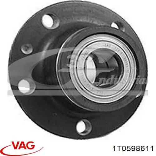 Comprar 1T0598611 VAG Cubo de rueda, Eje trasero