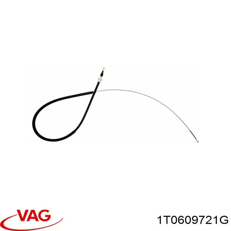 1T0609721G VAG cable de freno de mano trasero derecho/izquierdo