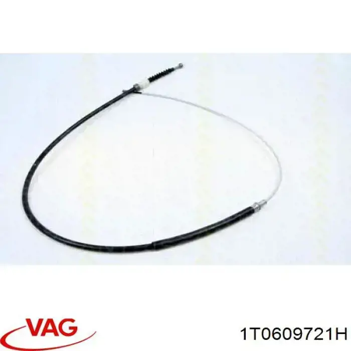 1T0609721H VAG cable de freno de mano trasero derecho/izquierdo