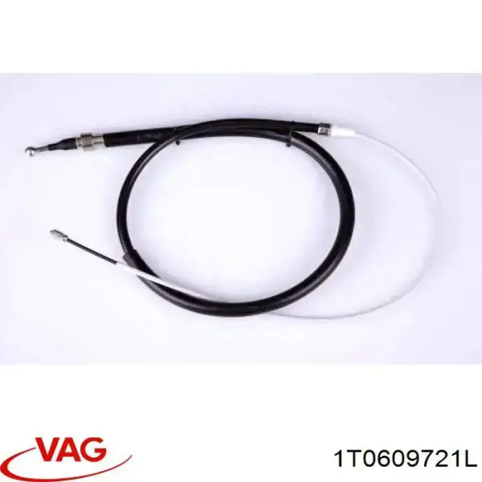 Comprar 1T0609721L VAG Cable de freno de mano trasero derecho/izquierdo