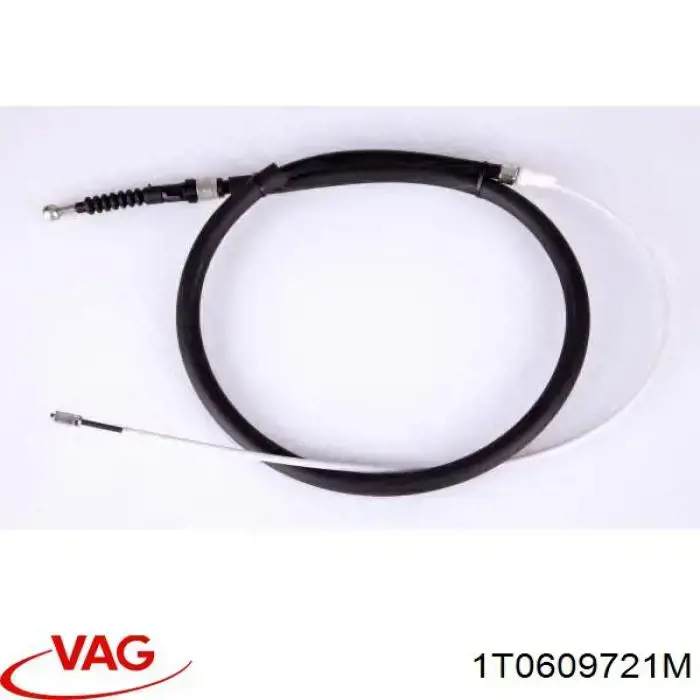 1T0609721M VAG cable de freno de mano trasero derecho/izquierdo