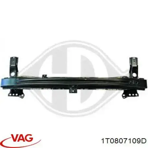 Refuerzo de parachoques delantero VAG 1T0807109D precio, desde 94,30 EUR