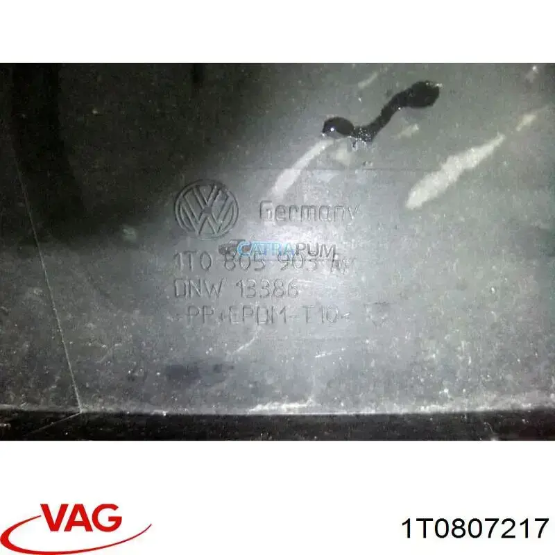 1T0807217 VAG Paragolpes delantero