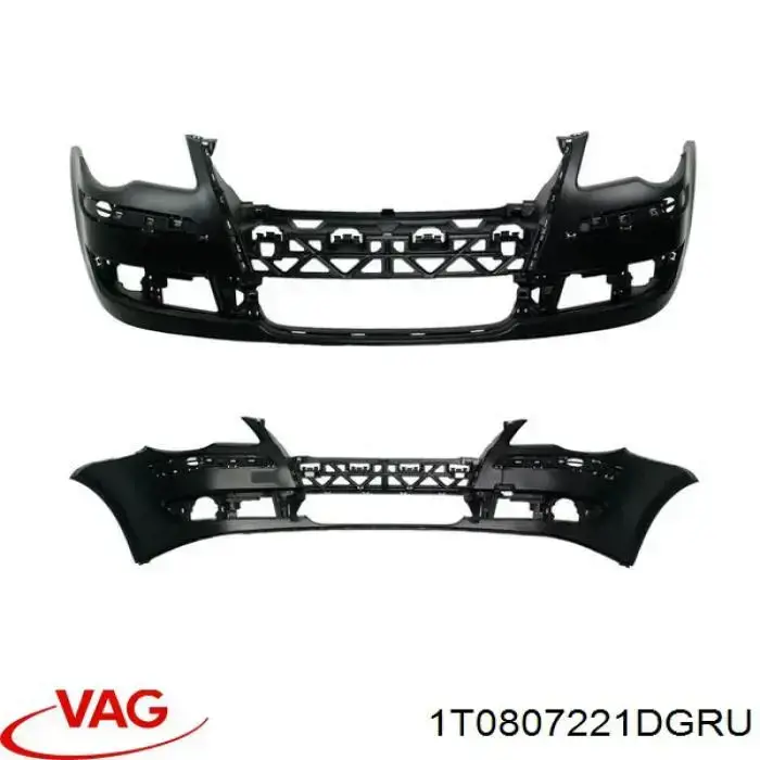 Parachoques delantero VAG 1T0807221DGRU precio, desde 129,83 EUR