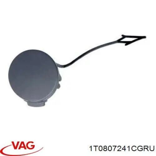 Tapa cubre gancho de remolque para parachoques delantera VAG 1T0807241CGRU precio, desde 15,46 EUR