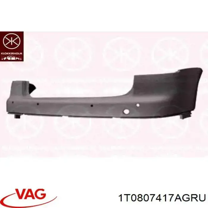 Paragolpes VAG 1T0807417AGRU precio, desde 145,12 EUR