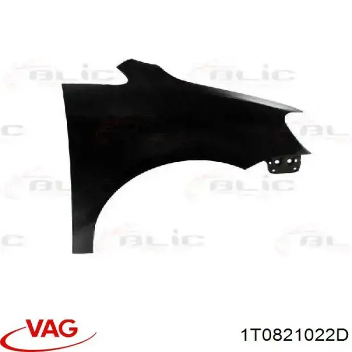 Guardabarros delanteros derecho VAG 1T0821022D precio, desde 97,64 EUR