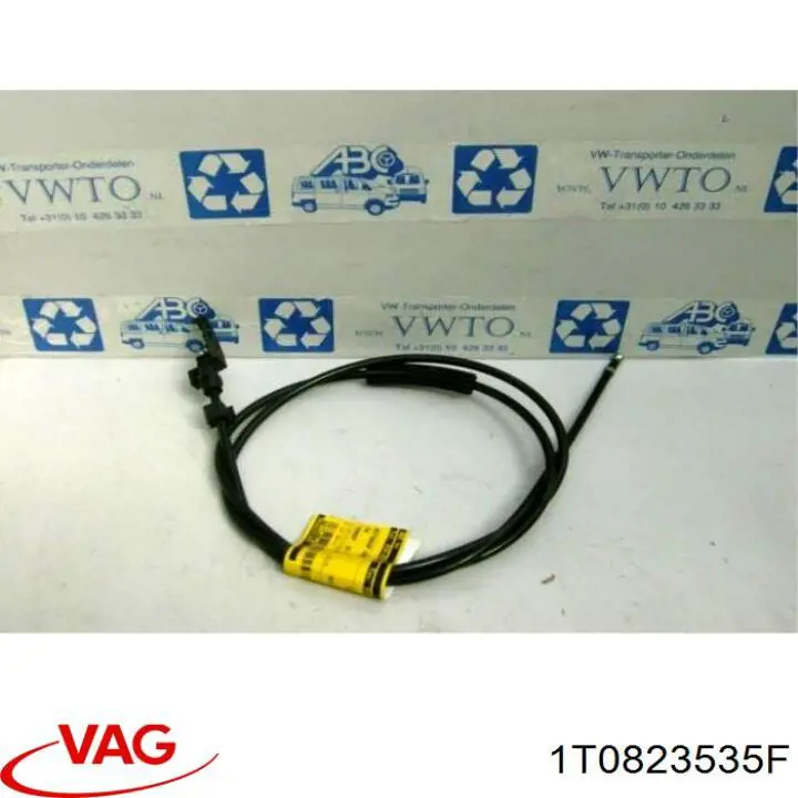1T0823535F VAG tirador del cable del capó trasero